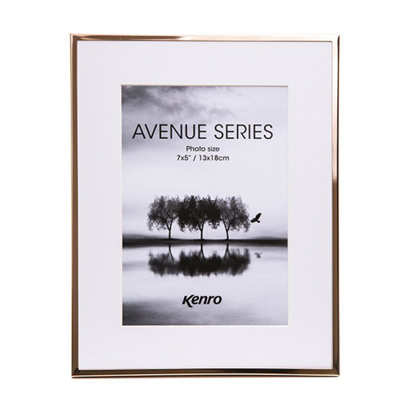 Kenro Avenue Rose Gold Photo Frame 8x6
