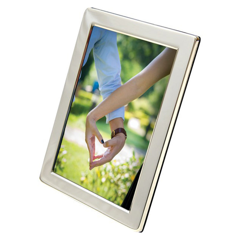 Classic Narrow Silver Plated Photo Frame 10x8
