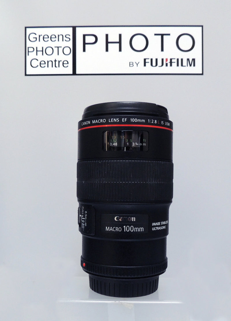 Canon EF 100mm f2.8 L Macro IS USM Lens CB11064