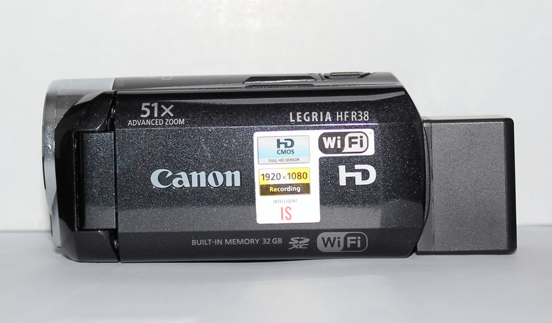 Canon 32GB LEGRIA HF R38 HD Camcorder with WiFi CB11059