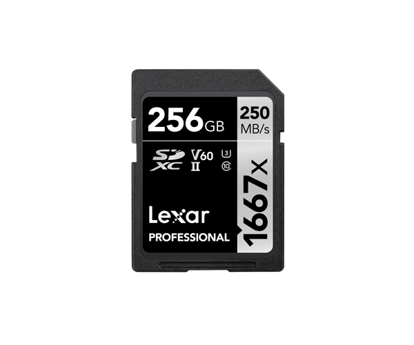 Lexar® 256GB Professional 1667x SDXC™ UHS-II Card
