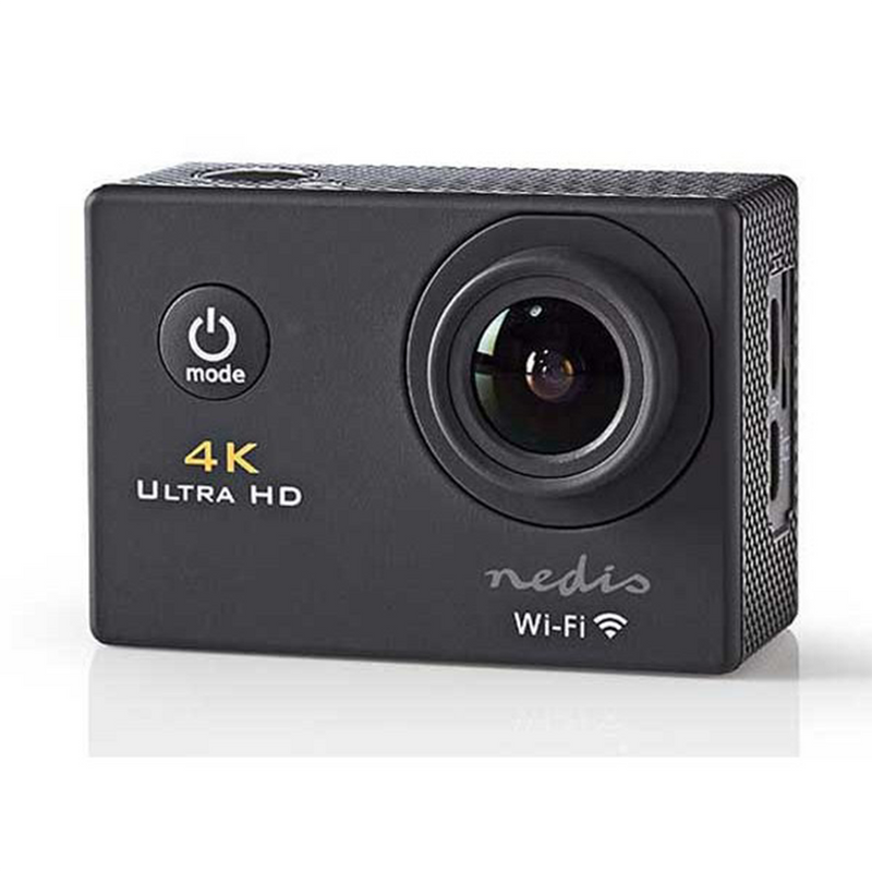 Nedis 4K Uhd Action Camera Wifi Black
