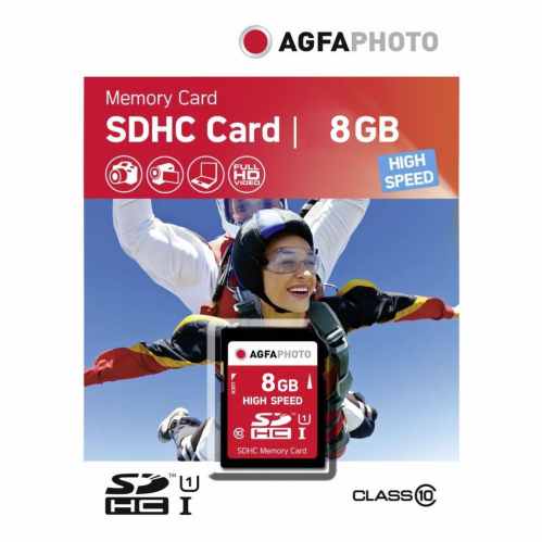 Agfaphoto 8Gb SDHC Class 10 Memory Card