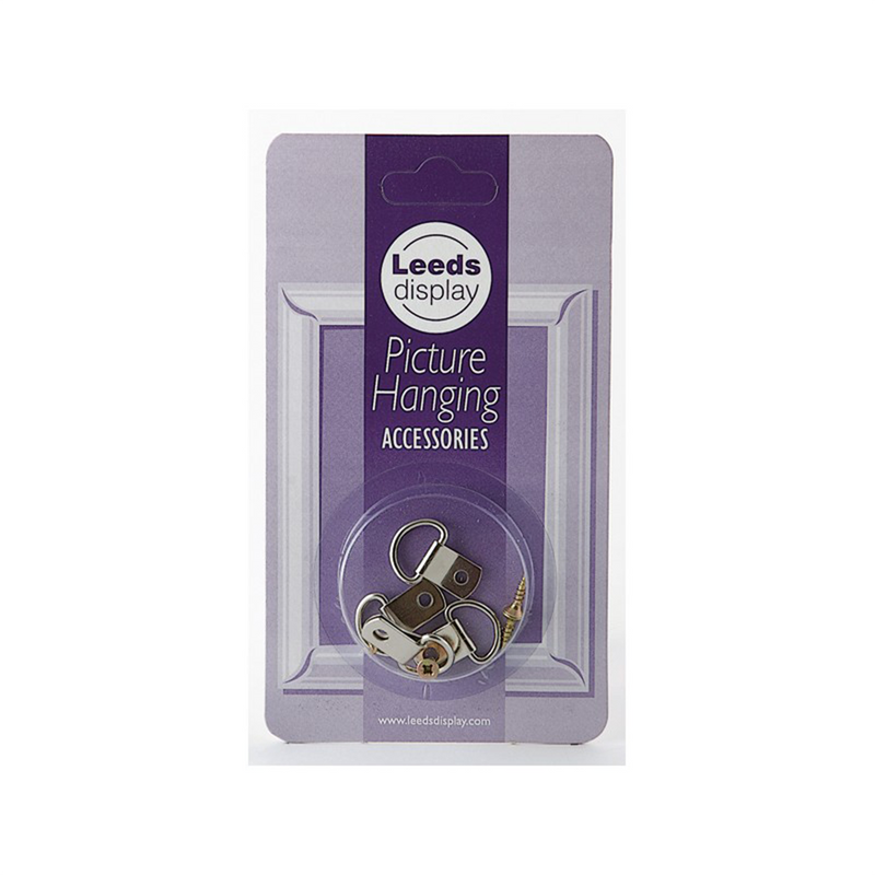 D Rings With Screws x4 Pack